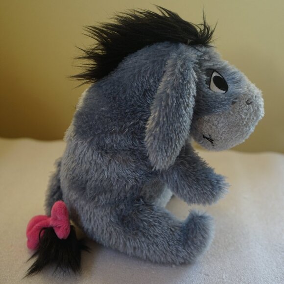Disney Resort Tokyo Winnie the Pooh Eeyore 9" Fluffy Plush - Picture 6 of 8